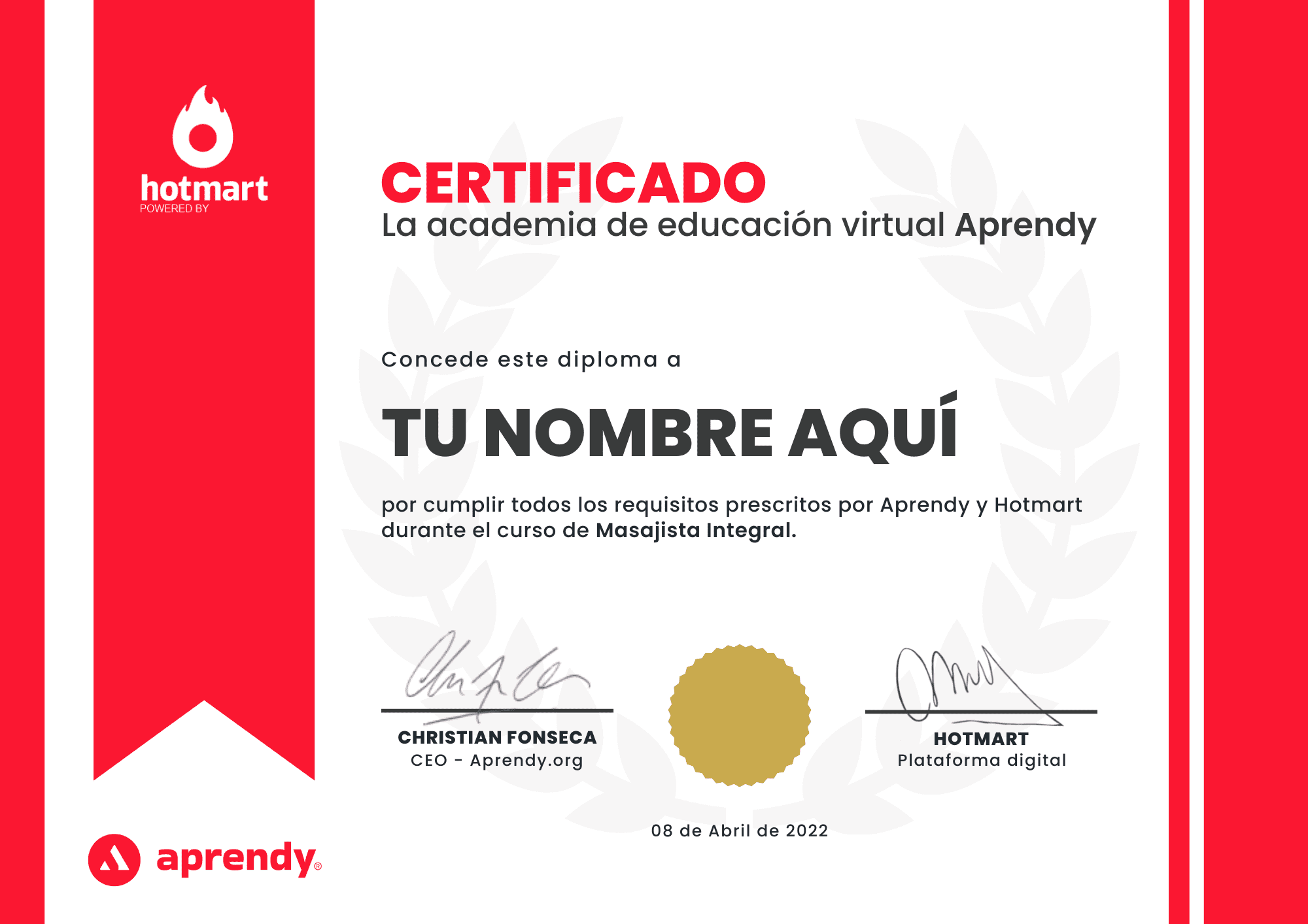 Aprendy_DiplomaMockUp_MasajistaIntegral